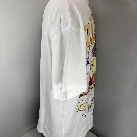 NEW VALLEY FOREVER DREAMS Forrest Gump Graphic T-Shirt – White/Multi – Size L - Picture 5 of 8